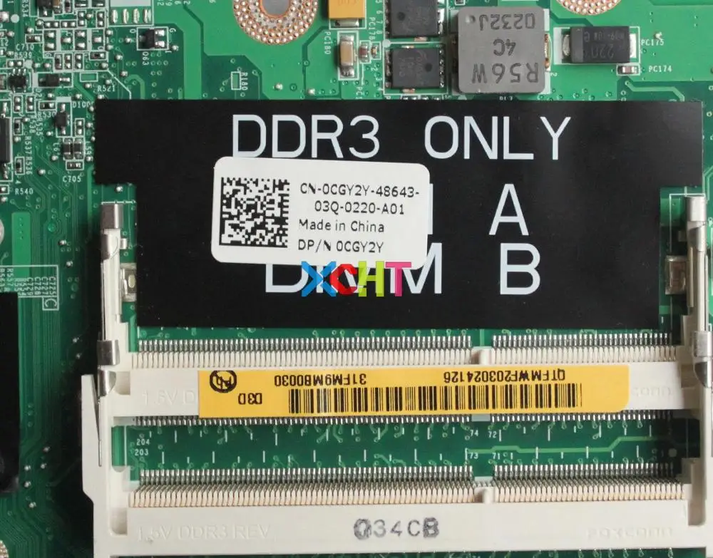 Для Dell 1558 S1558 CN-0CGY2Y 0CGY2Y CGY2Y HM55 HD5470 512 MB DA0FM9MB8D1 ноутбук Тетрадь Материнская плата Рабочая