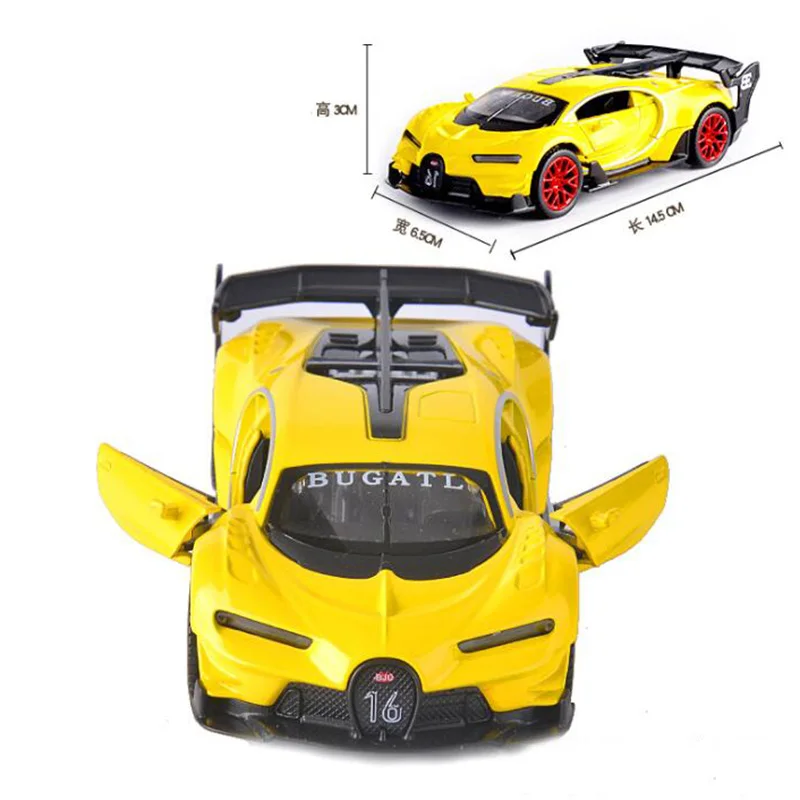 14 5 см 1:32 весы из металлического сплава Bugatti Veyron GT Авто модель автомобиля Модель
