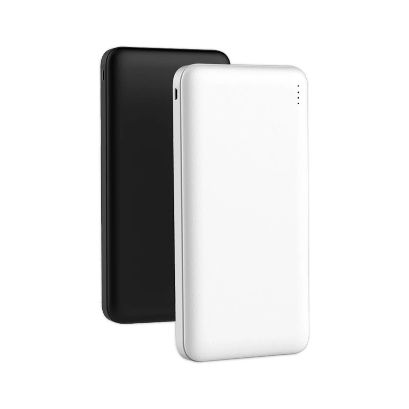 10000 мАч портативное зарядное устройство с двойным USB power Bank 10000 мАч тонкий повербанк внешний аккумулятор зарядное устройство для Xiaomi Mi 9 iPhone X