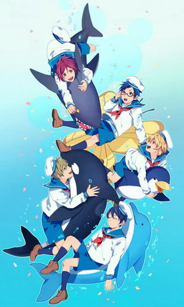 Бесплатно! Однослойное одеяло с персонажами аниме Iwatobi плавательный клуб 120*200 см