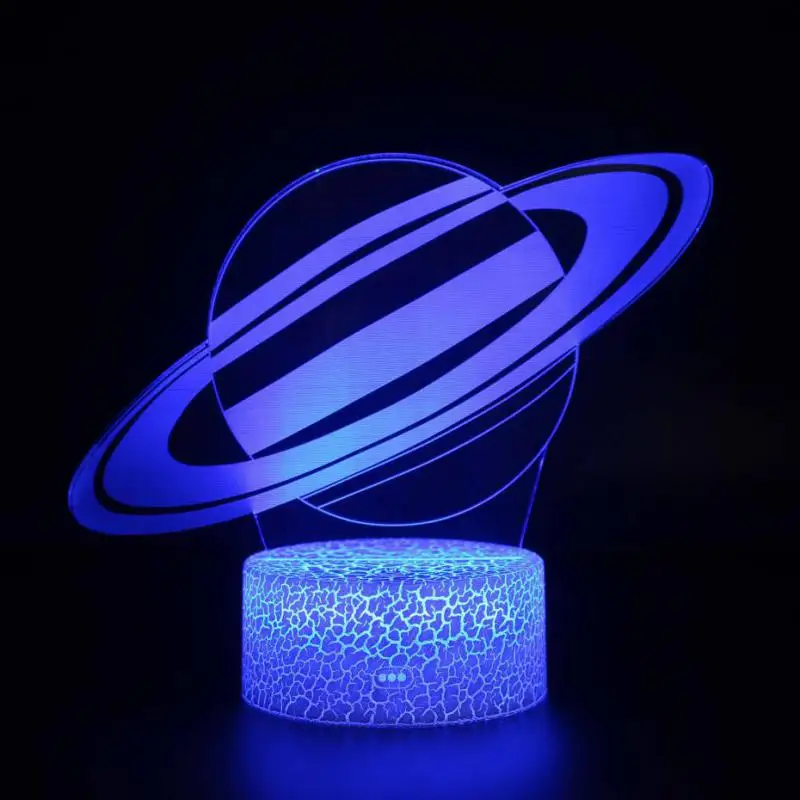 Ночной светильник Luminaria Earth гаджеты Electronicos светодиодный 3d ночной 7 меняющих Цвет