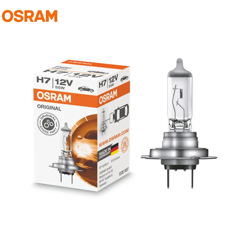 OSRAM H7 12V 55W PX26d 3200K 64210 Оригинальная лампа Стандартная автомобильная фара OEM