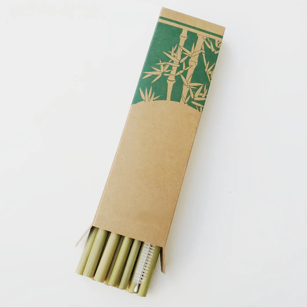 

New 100Pcs Bamboo Drinking Straws for Maritza Cuevas