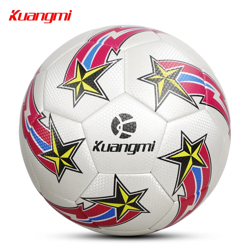 

Kuangmi Football Ball Standard Size 5 Professional Adults Soccer Training PVC Wear-Resistant Comfortable futbol football bola