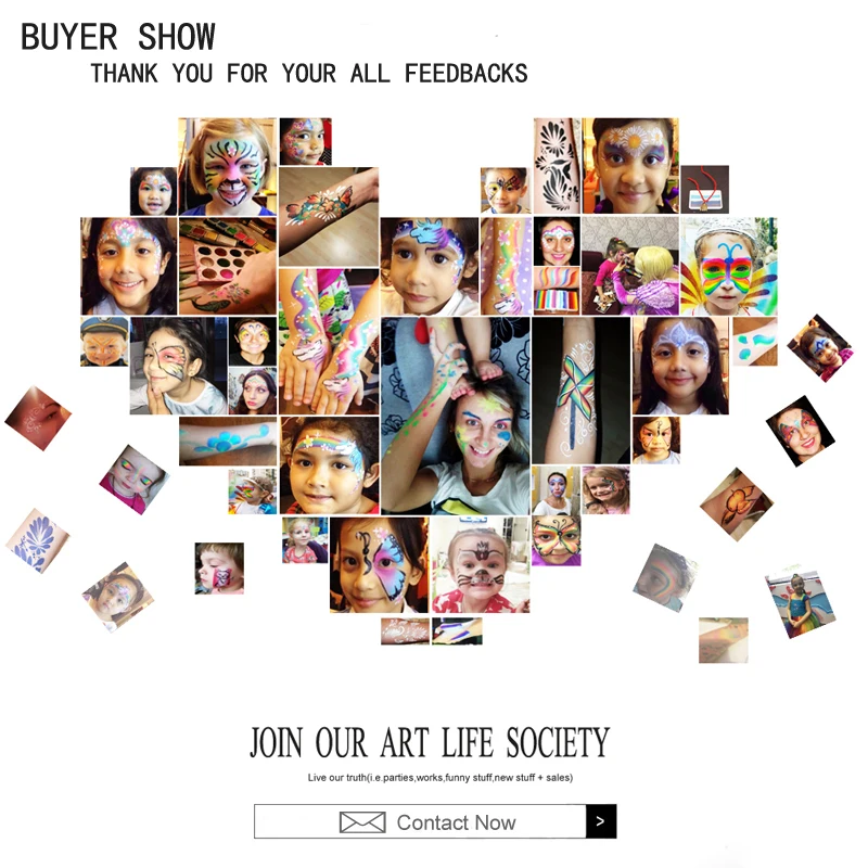 Пигментная краска для тела 50 г радужная лица неоновые УФ чернила макияжа