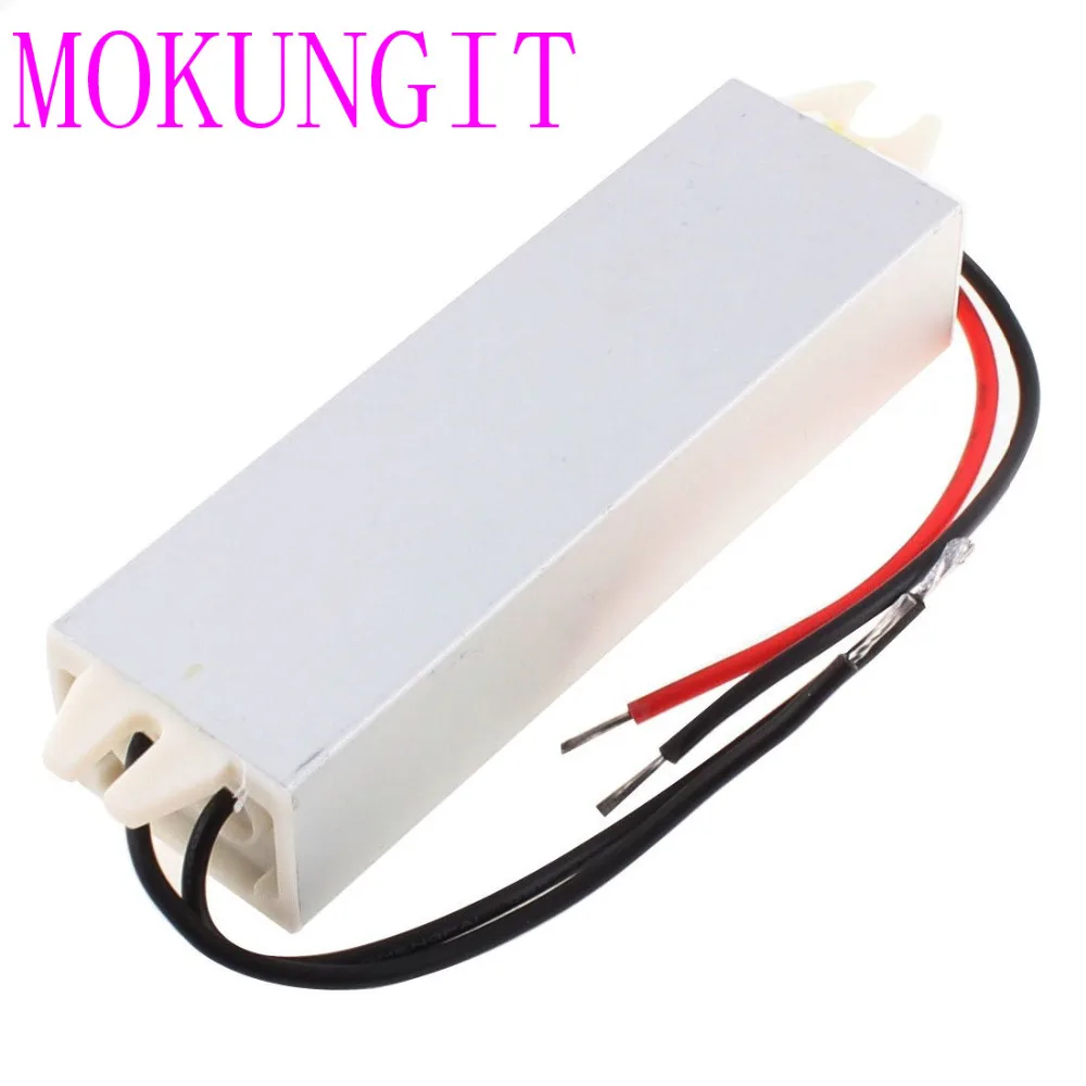 IP67 24V 10W Водонепроницаемый Светодиодный драйвер питания AC100 260V к DC24V адаптер