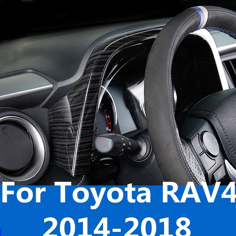 Для Toyota RAV4 2014 2018 Высококачественная отделка рулевого колеса внутренняя блестки