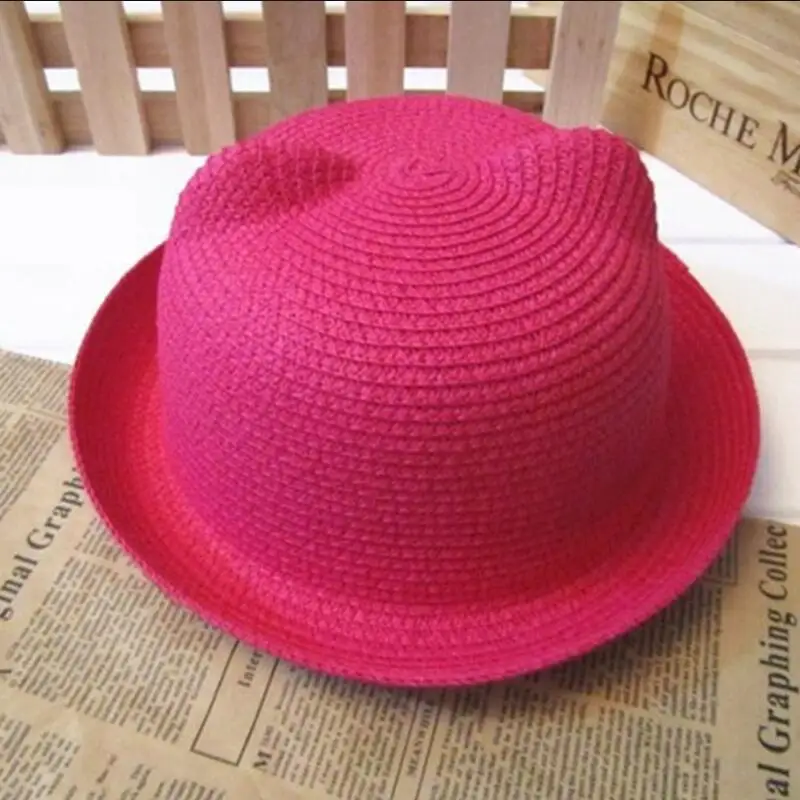 Новинка 2017 летняя Соломенная шляпка в японском стиле для женщин и девушек милая