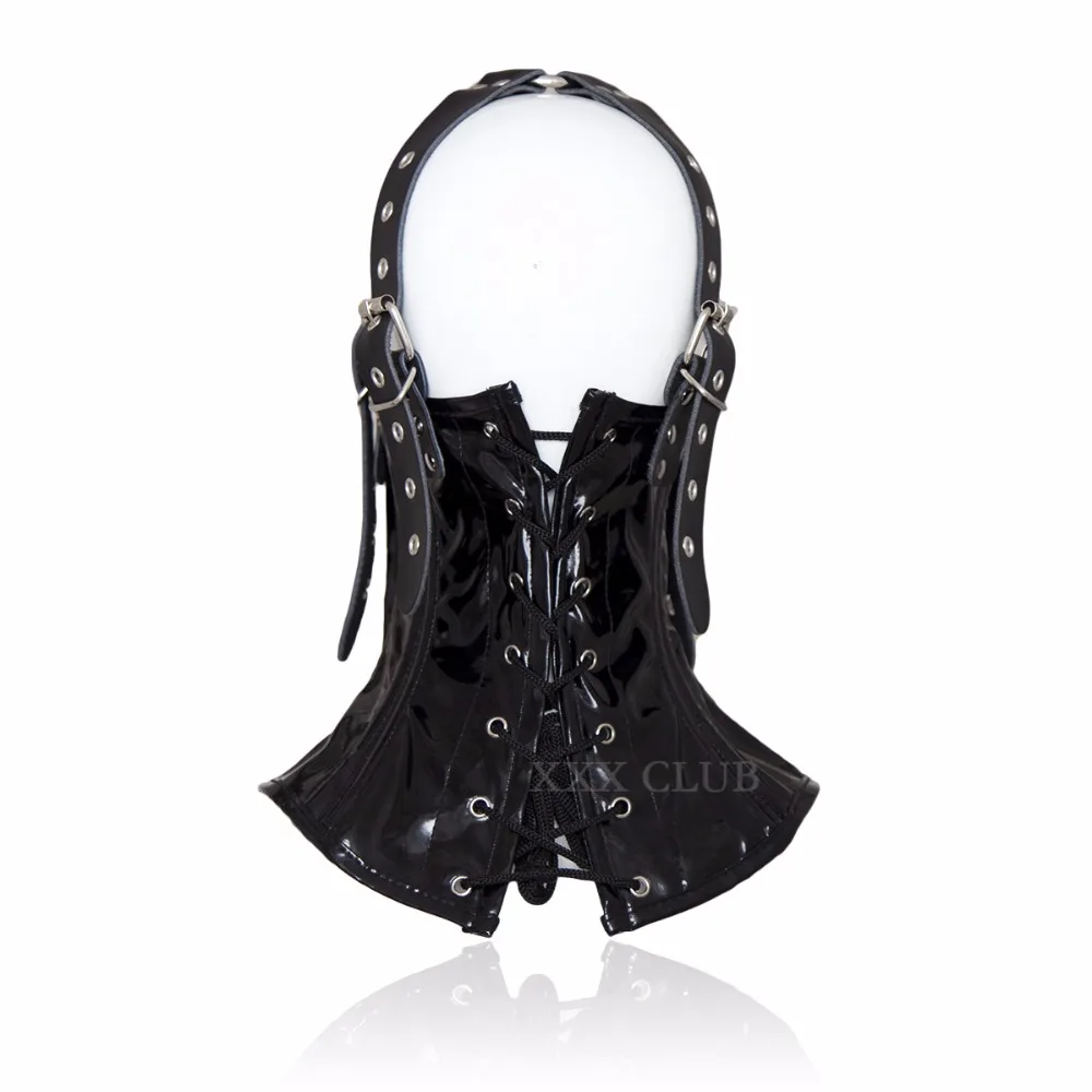 Тьерри из искусственной кожи уход за кожей лица маска-портупея ошейник с