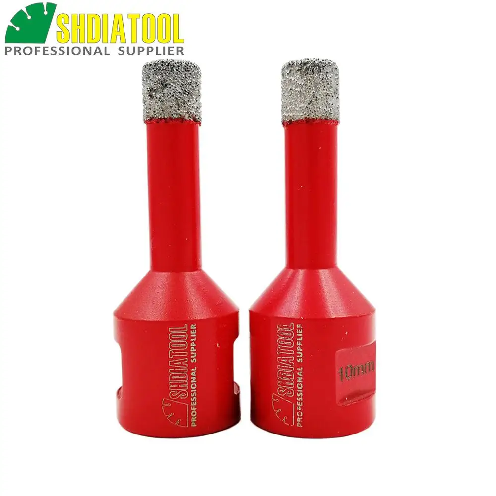 SHDIATOOL 2 шт. M14 ВАКУУМНОЙ ПАЙКИ Diamond бурения коронки буровые биты Гранит Мрамор