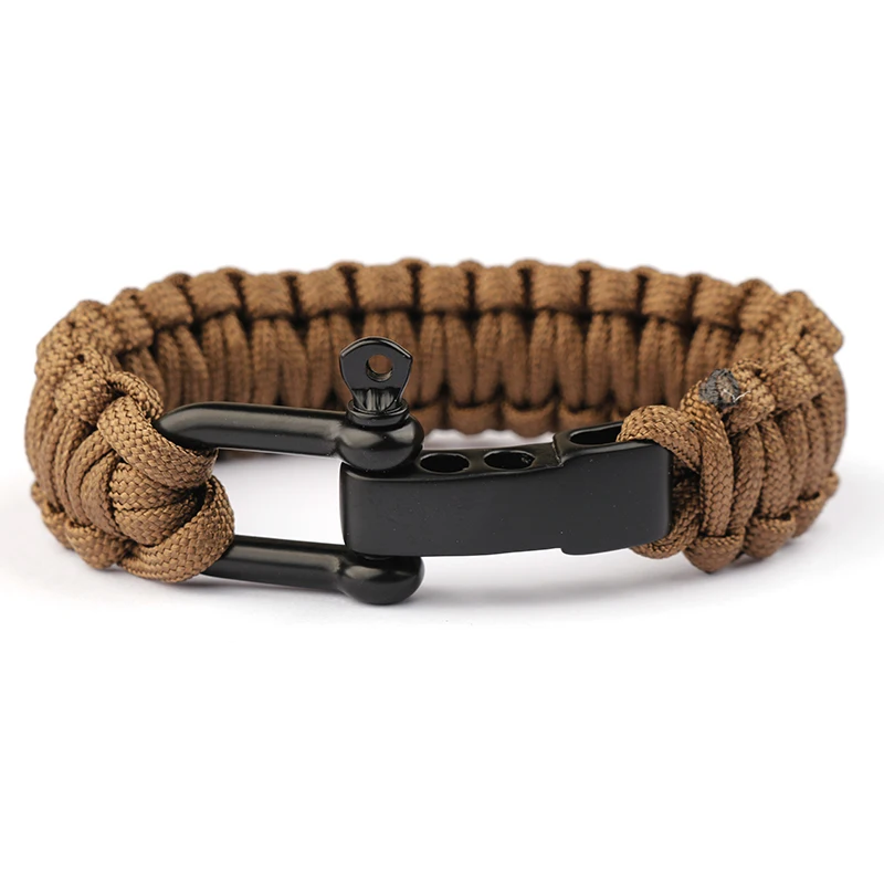 Плетеная веревка Pulseras для выживания на природе браслеты из Паракорда кемпинга и