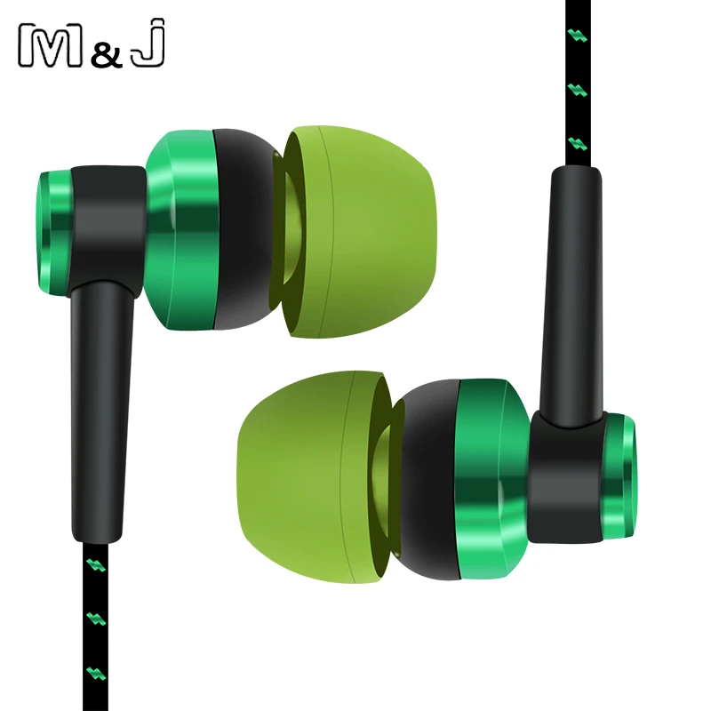 M &amp J MP3 MP4 проводка Сабвуфер гарнитура плетеная веревка провод ткань