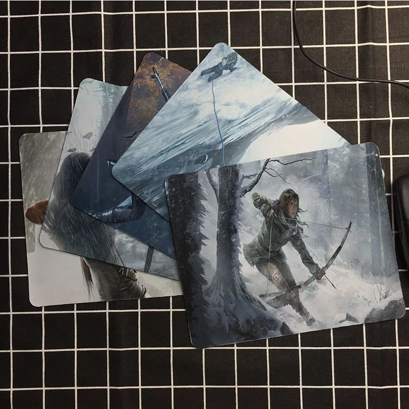 Коврик для мыши lara croft большой резиновый коврик компьютерных игр|gaming mousepad|rubber mouse