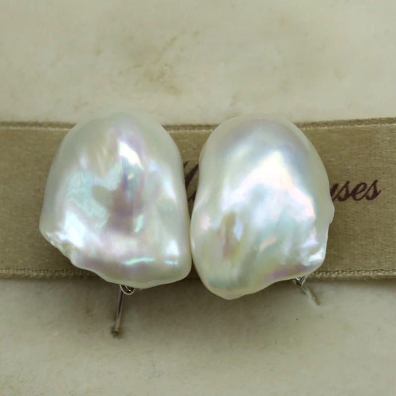 Серебряные серьги гвоздики с натуральным пресноводным жемчугом|stud earrings|earrings