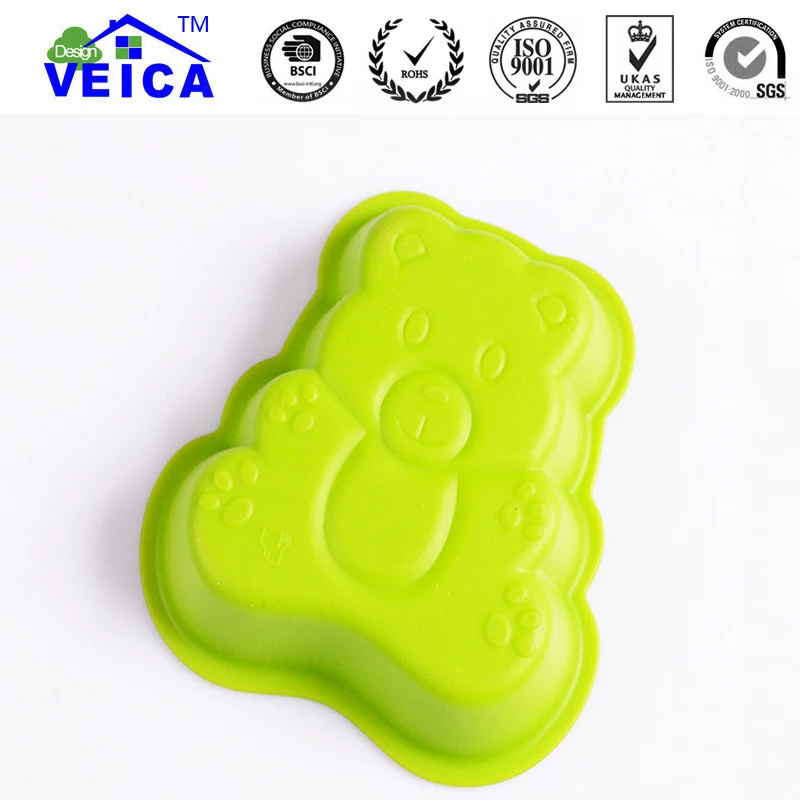В форме плюшевого мишки большая силиконовая форма для торта в короны силиконовые