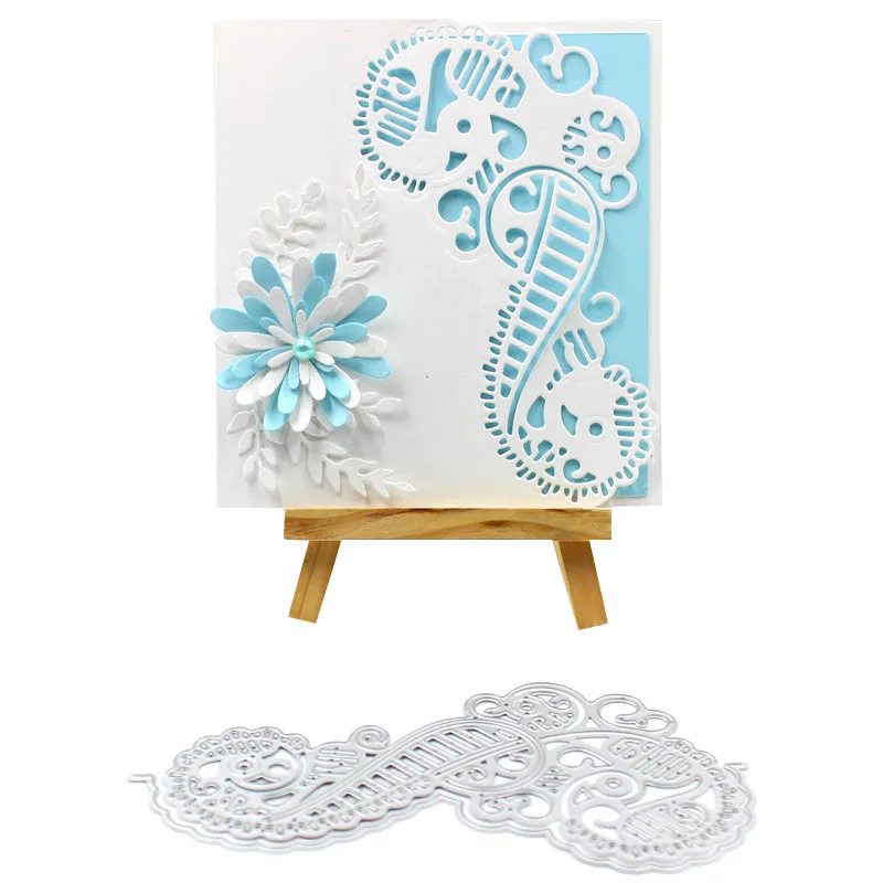 

KSCRAFT Card Edge Metal Cutting Dies Stencils for DIY Scrapbooking/photo album Decorative Embossing DIY Paper Cards