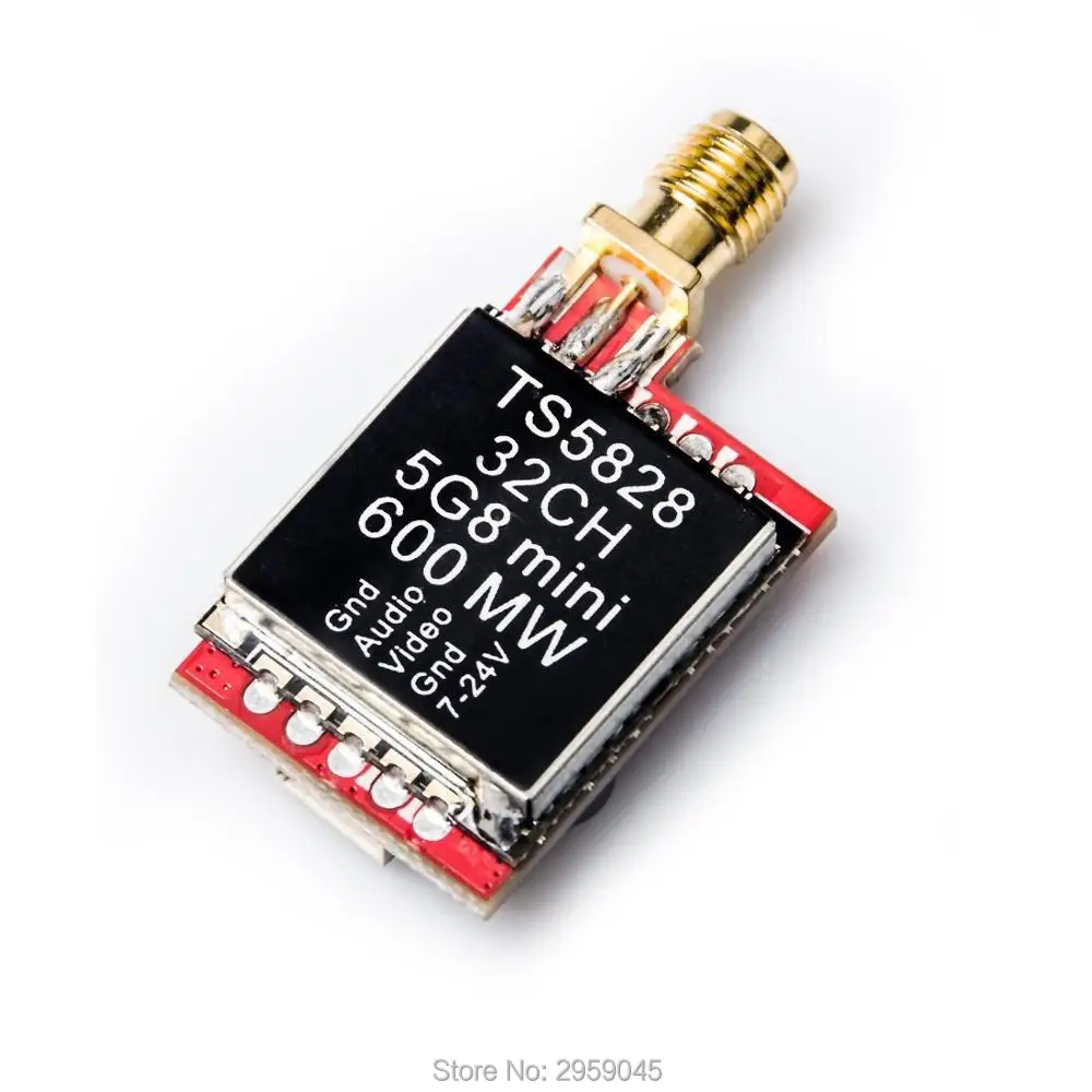 AKK TS5828 5,8G 600MW 32Ch FPV аудио видео передатчик RP-SMA Женский Для Мини FPV квадрокоптера