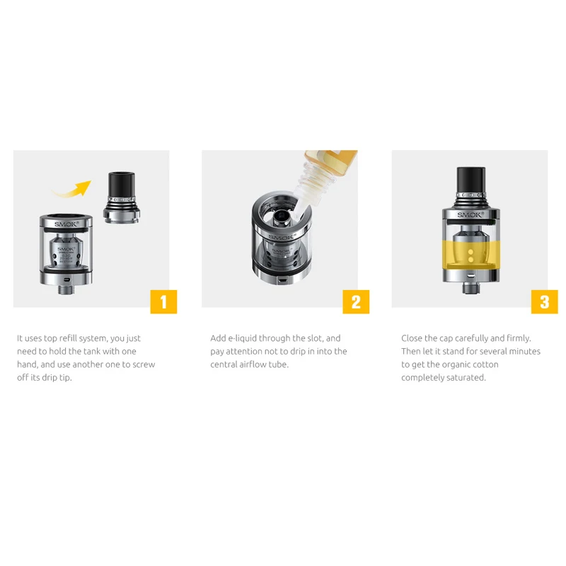 Бак для электронной сигареты SMOK испаритель без катушки RBA VS TFV8 бак детской X-BABY S175 |