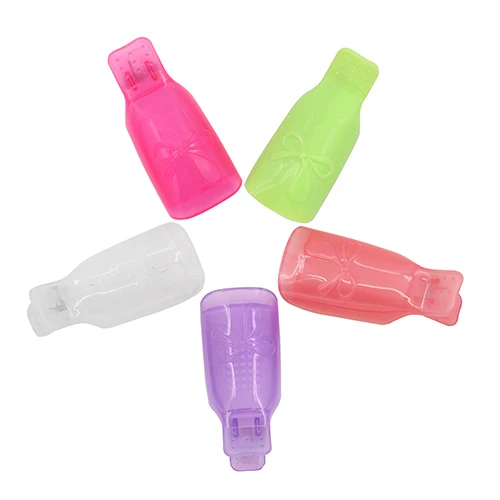 10 шт. пластиковые зажимы для ногтей|gel polish remover tool|nail art soak offnail |