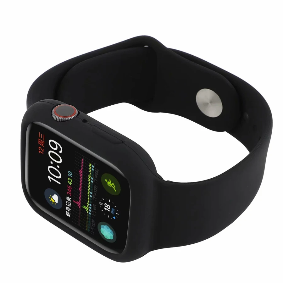Сменный спортивный ремешок из мягкого силикона 40 мм 44 + чехол для Apple Watch Series 1 2 3 4 42