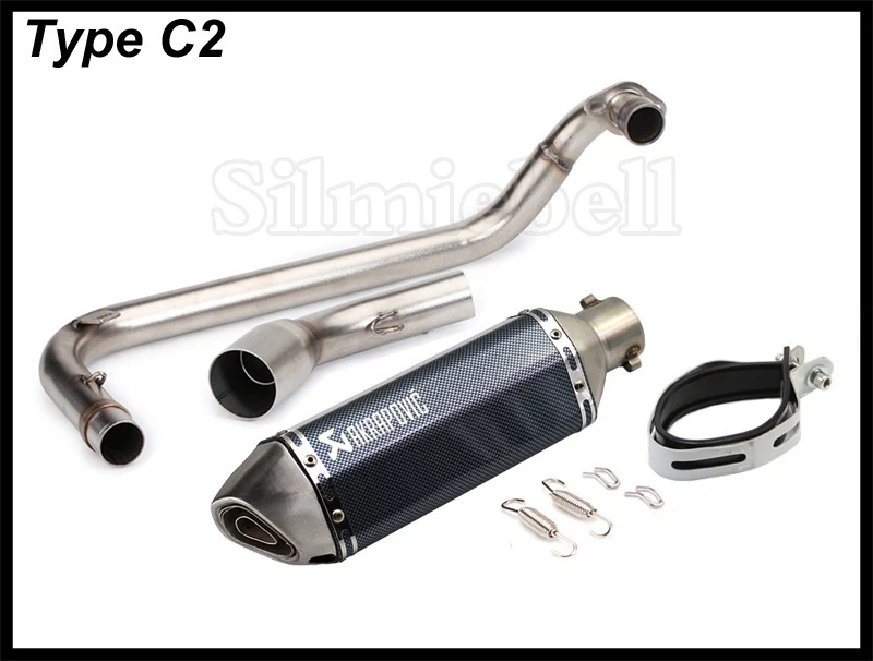 Akrapovic выхлопная труба мотоцикла MSX125 без шнуровки Escape Moto глушитель выхлопной