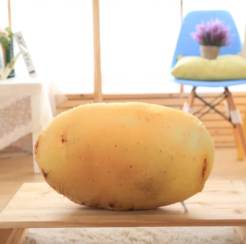 potato 1 шт 50 см креативная имитация плюшевая игрушка-овощ брокколи картофель мягкая овощная Подушка для детей рождественские подарки - Цвет: potato
