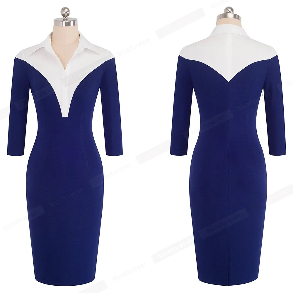 Деловое цельнокроеное деловое офисное женское платье повседневное