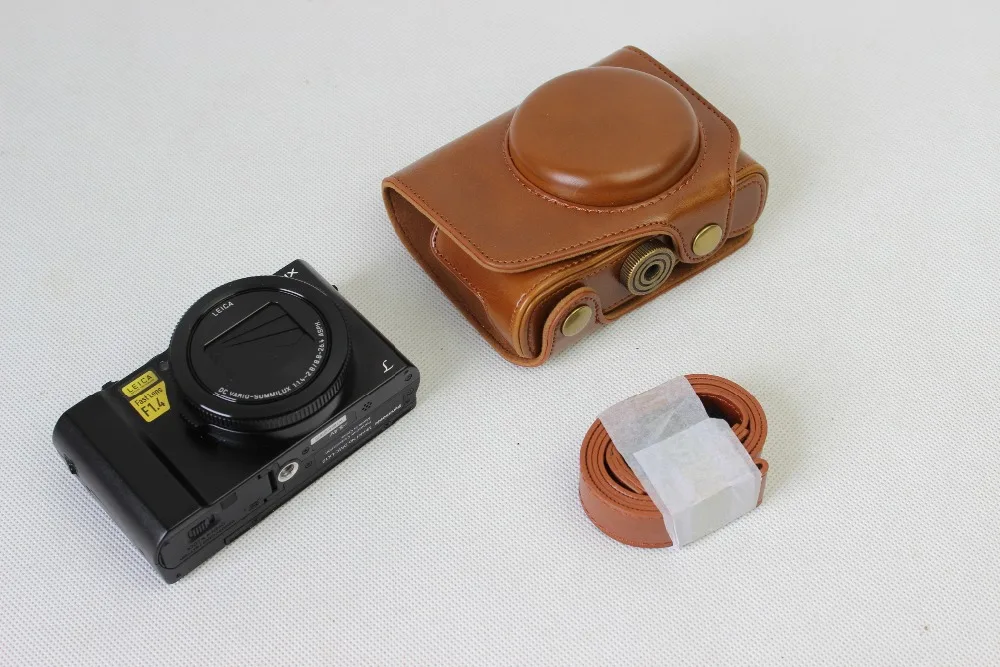 Чехол из искусственной кожи для камеры, чехол для Panasonic LX10 LUMIX LX10 DMC-LX10, чехол для видеокамеры
