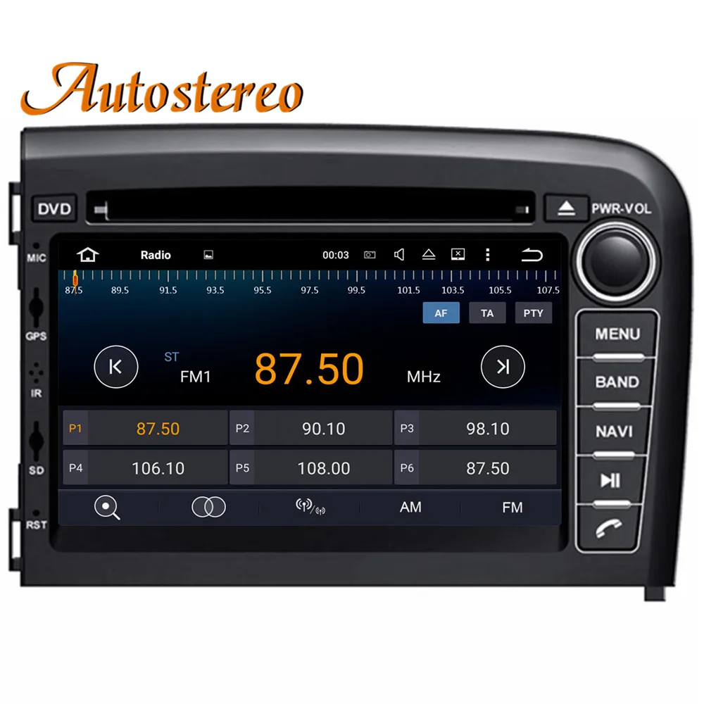 Android 9 Car GPS navigation DVD CD Player autostereo For VOLVO S80 1999-2005 auto 2 din radio tape recorder head unit 4GB RAM