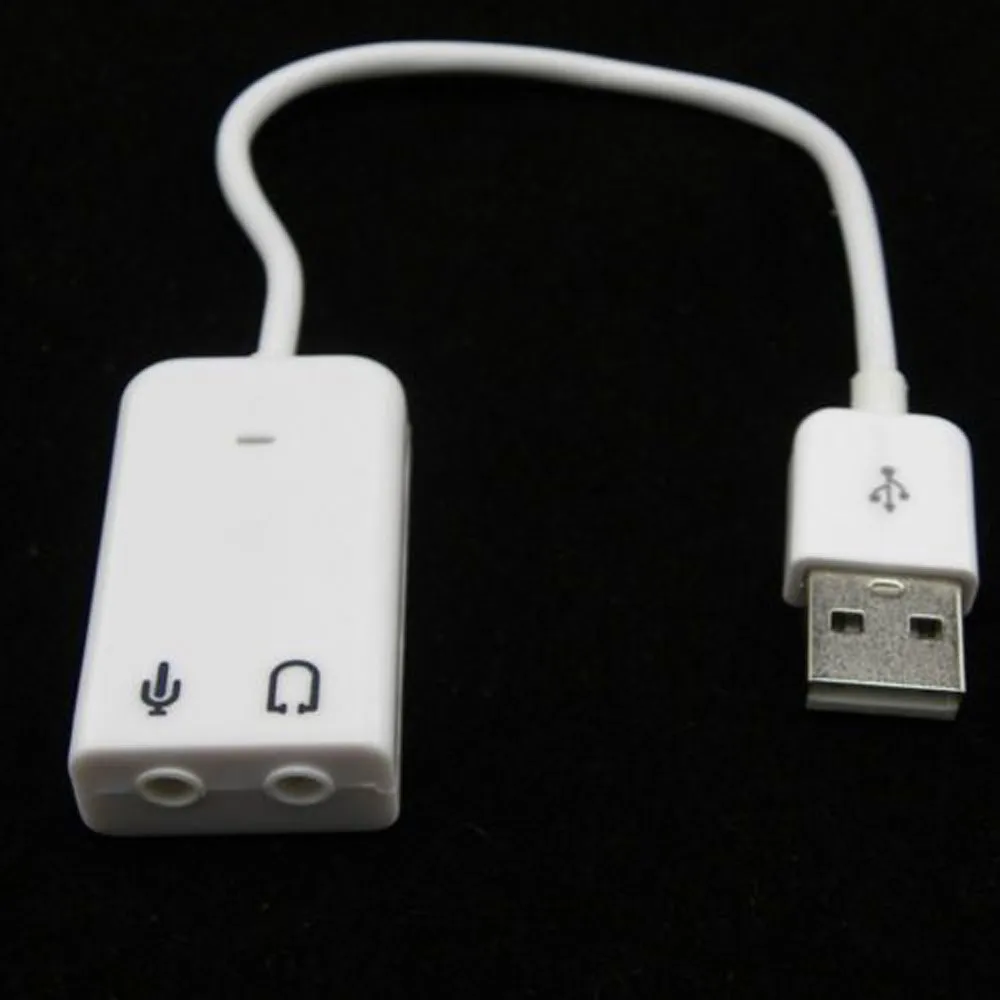 Внешний Виртуальный USB 2 0 для ноутбука конвертер стерео звуковая карта аудио