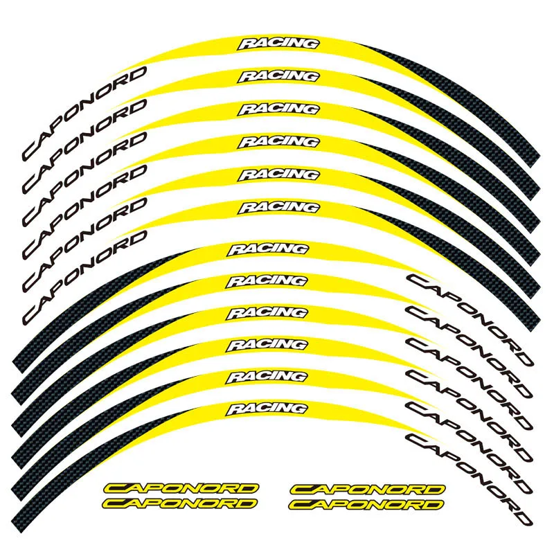 Передняя и задняя края мотоцикла внешняя наклейка обода 17 дюймов колеса