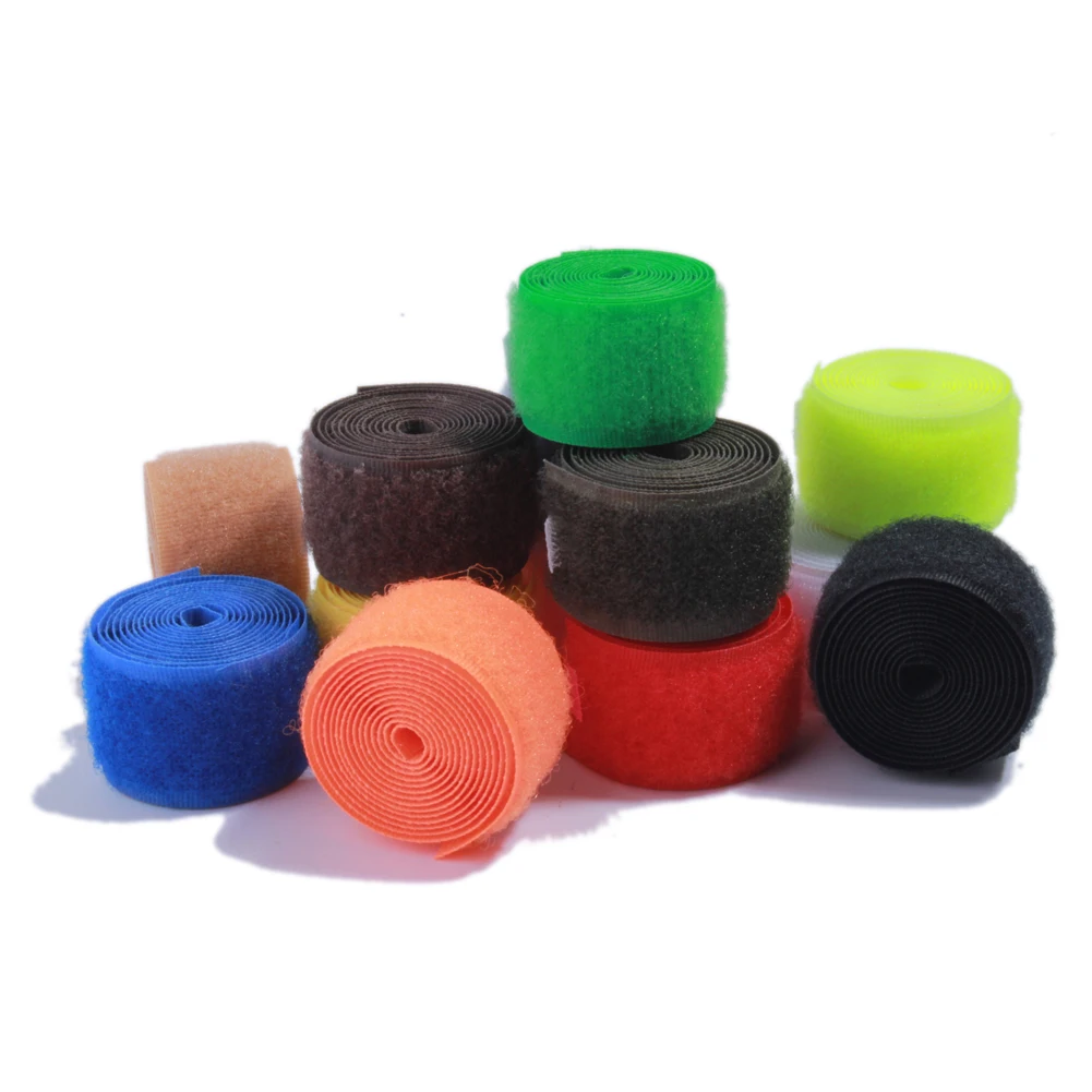 2 рулона 25 мм не самоклеющиеся крепежная лента Magic Tape для одежды DIY полиэстер