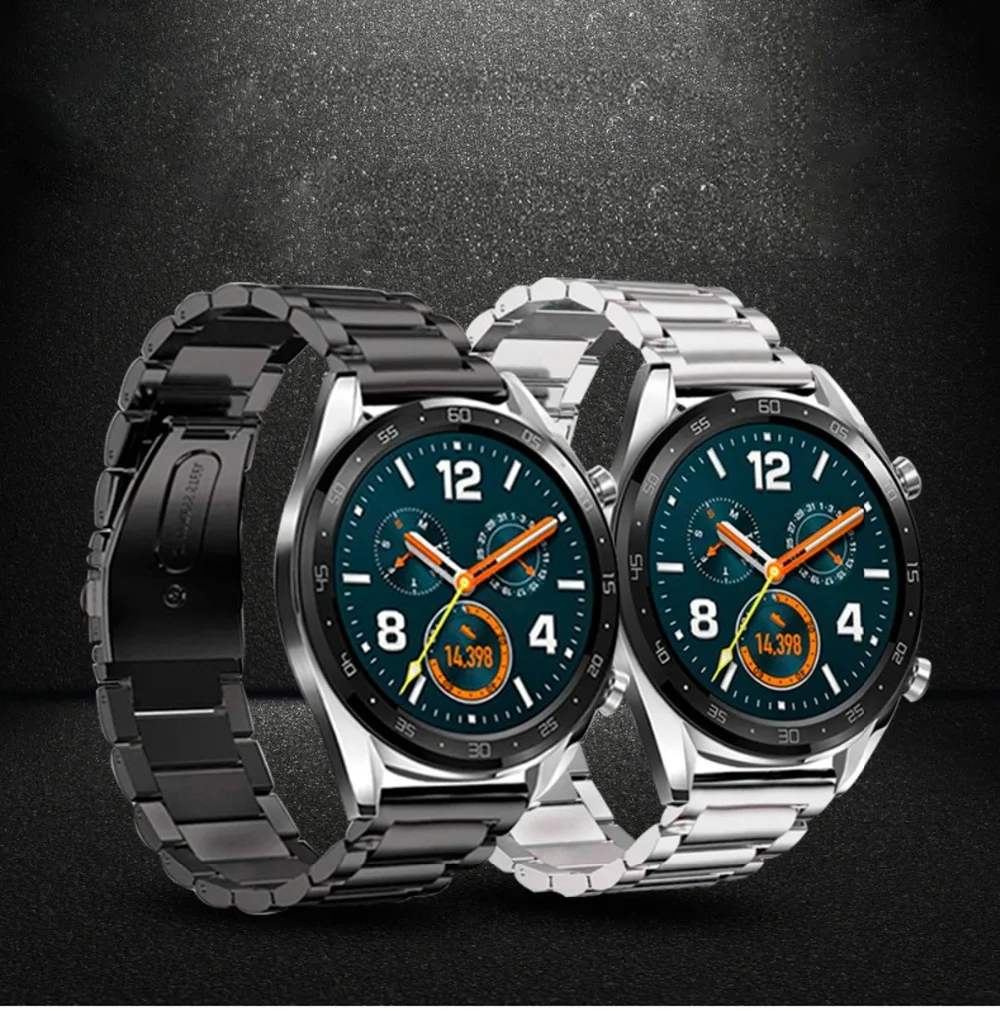 LEMFO смарт-браслет для huawei watch gt ремешок стальной сменный фитнес-браслет Мода для huawei Watch gt
