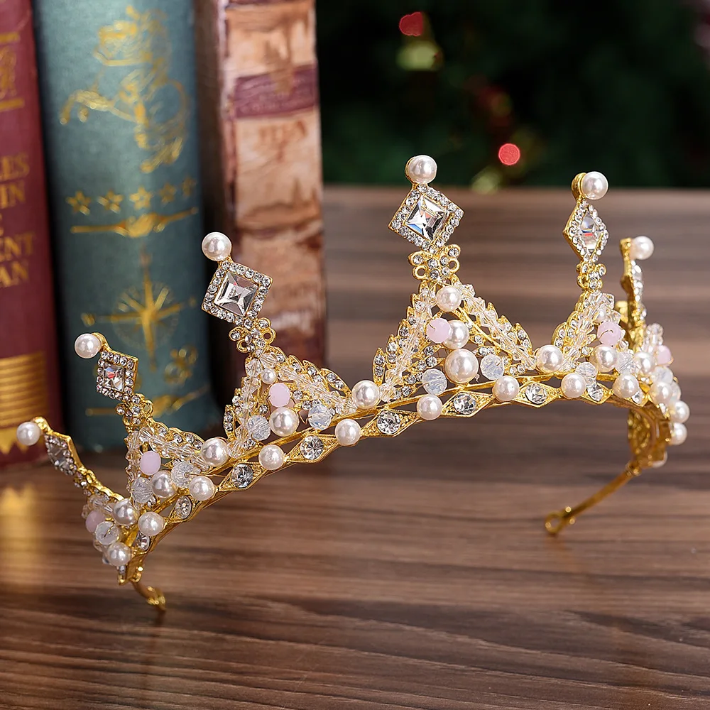 1 шт. Casamento Nupcial Pageant Rei Coroa Tiara de Стразы под Бриллиант головной убор Joias | Украшения и