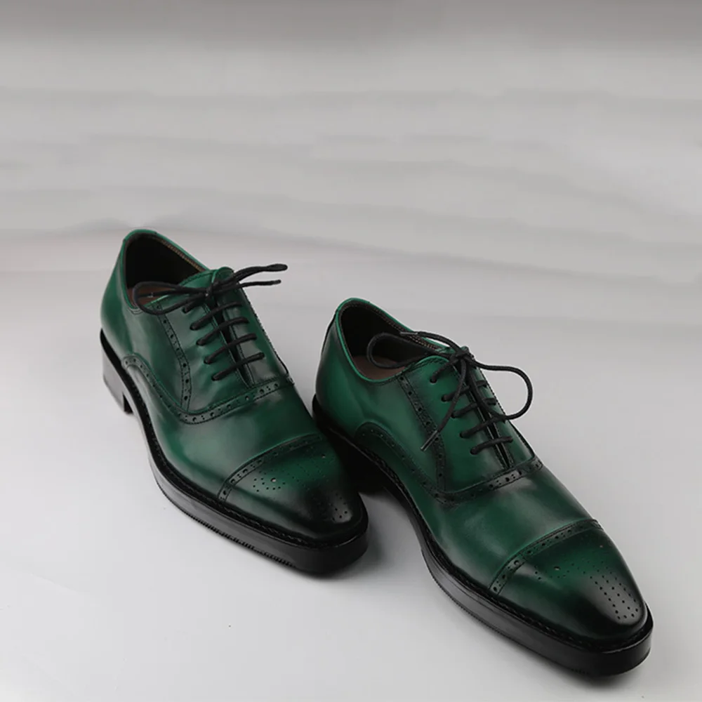 Мужские кожаные туфли Sipriks классические на заказ итальянский стиль Блэйк-шуер