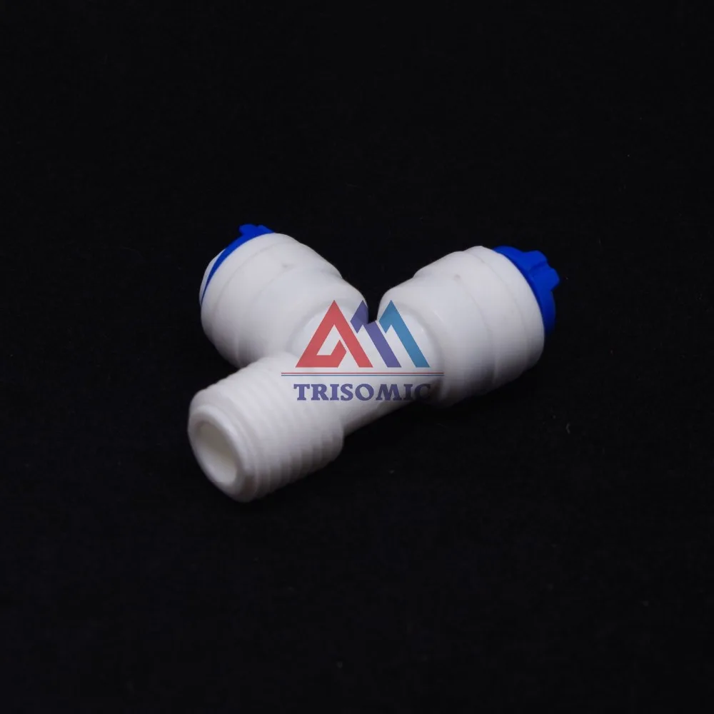 1/4 &quotпапа двойной 3/8&quot трубка OD тип T быстрое соединение RO фитинги для воды разъем