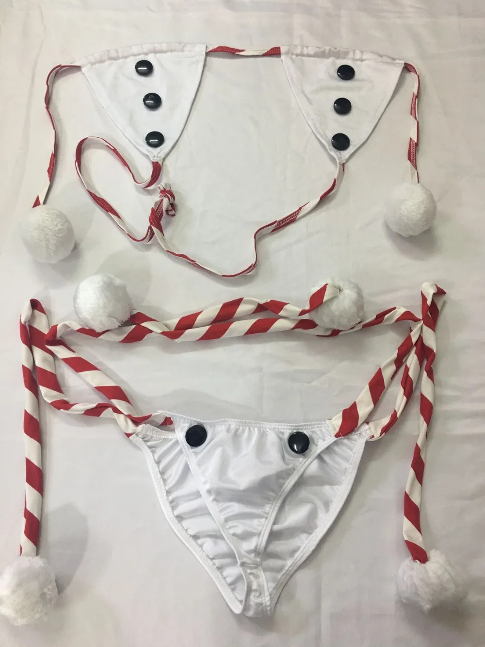 Сексуальное бикини набор Снеговик женское сексуальное горячее нижнее белье