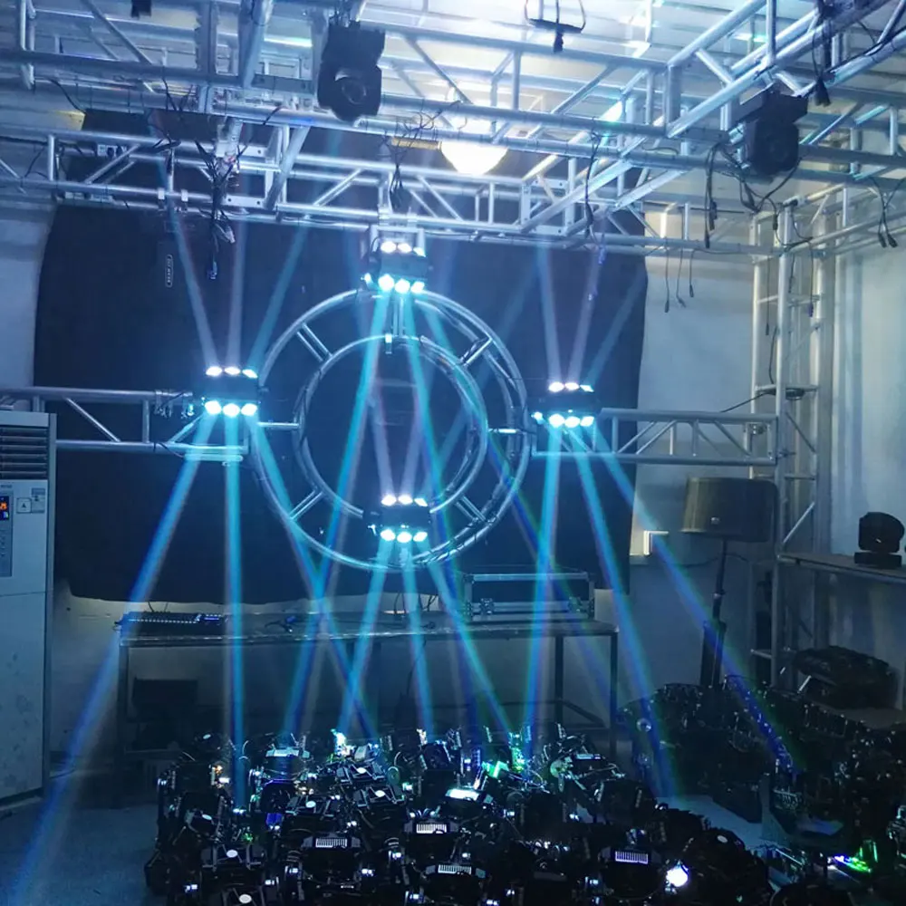 9x12w RGBW LED Beam Light DMX512 Spider Moving Head DJ /Bar /Party /Show /Stage Stage Machine | Лампы и освещение