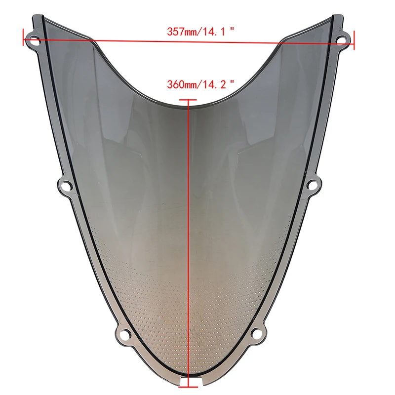 Дефлекторы на лобовое стекло для велосипеда и мотоцикла из АБС пластика двойные