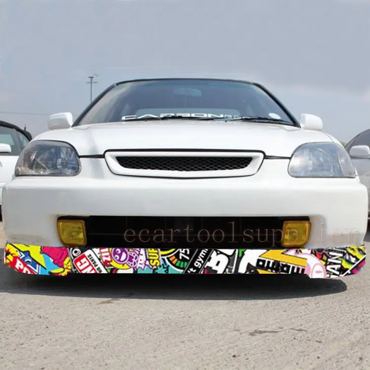 6" x 20" JDM свинья мультфильм Граффити автомобиля стикеры бомба обёрточная бумага лист наклейка винил DIY