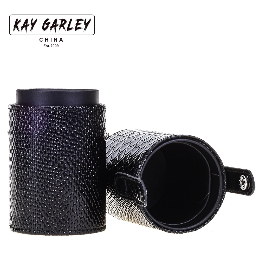 KAY GARLEY Pu кожаный держатель для макияжа Футляр кисточек косметический инструменты