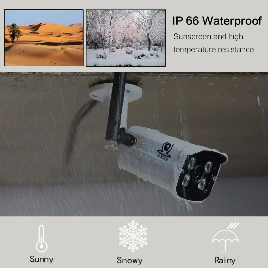 ZSVEDIO Беспроводной IP Камера сигнализации Системы ip-видеонаблюдения NVR s 1080 Wi-Fi