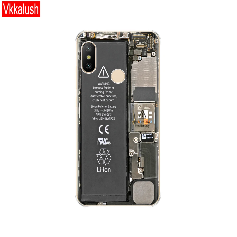 80051 Силиконовый чехол для телефона для Xiaomi mi A2 LITE, чехол с полной защитой, мягкая задняя крышка из ТПУ, чехол для телефона для Xio mi A2 LITE, бампер, чехол - Цвет: 80051