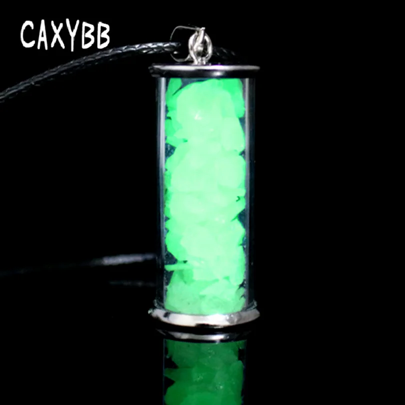 Ожерелье с подвеской в виде флуоресцентного желаемого стекла|glow in the|necklace chainstone