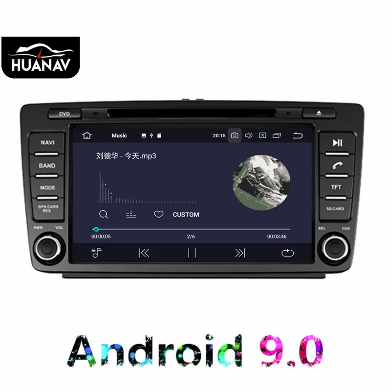 

Android 9.0 GPS Navigation Car DVD Player head unit For Skoda Octavia 2008-2015 Car radio player Stereo multimedia recorder Auto