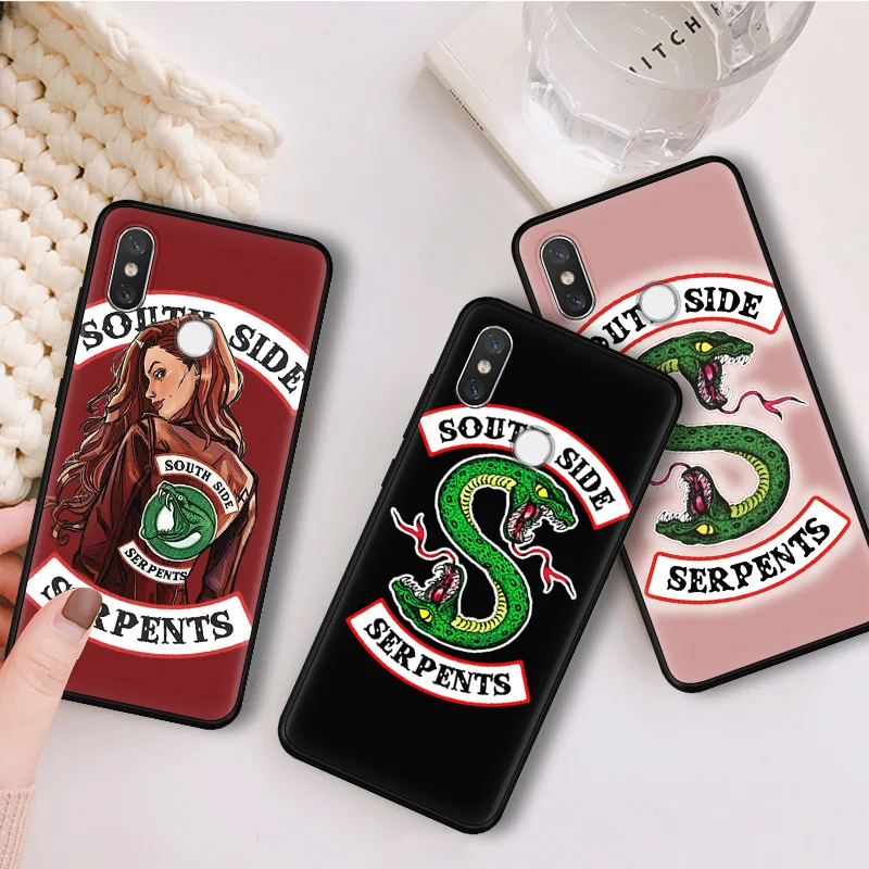 Ривердейл южной стороне змеи чехол для Xiaomi mi 9 A1 5X 6X A2 8 Lite Red mi Note 7 6 5 4 3 Pro 4X 5A S2 4A 5Plus 6A мягкий чехол из ТПУ