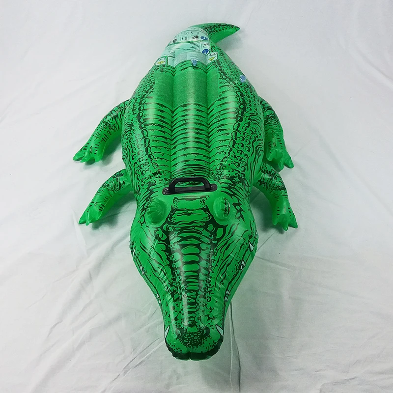 Крокодиловый ПВХ плавающий ряд детское водное плавающее сиденье летнее