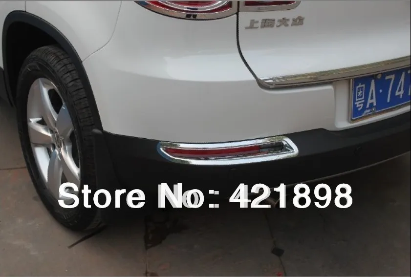 

For VW Tiguan 2009 2010 2011 2012 2013 2014 2015 ABS chrome Rear Fog Light cover trim 2 pcs