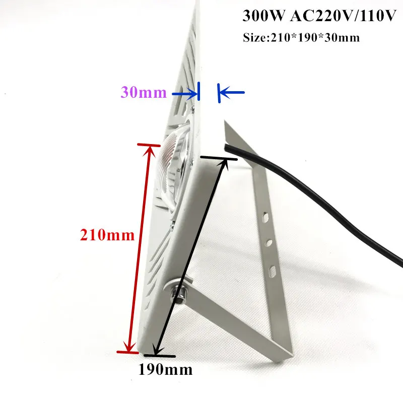 Светодиодная лампа для выращивания растений 300 Вт с регулируемой яркостью