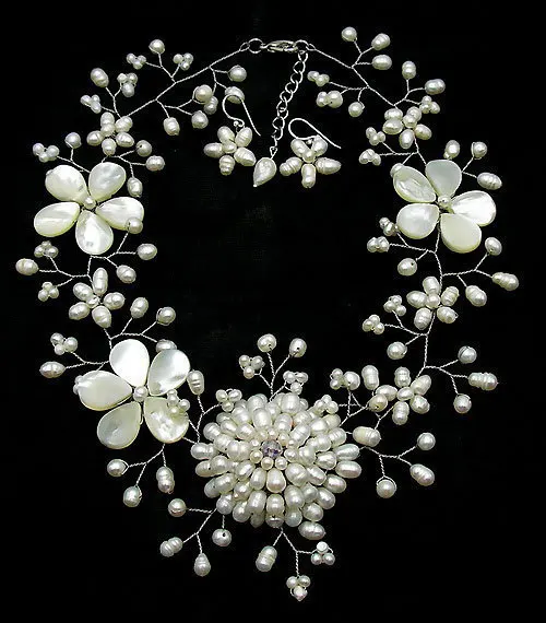 

Ожерелье и кулоны Collier, подарки для подружки невесты, украшения из бусин, проводное ожерелье с цветами и шваброй, пресноводного кварца, 2017